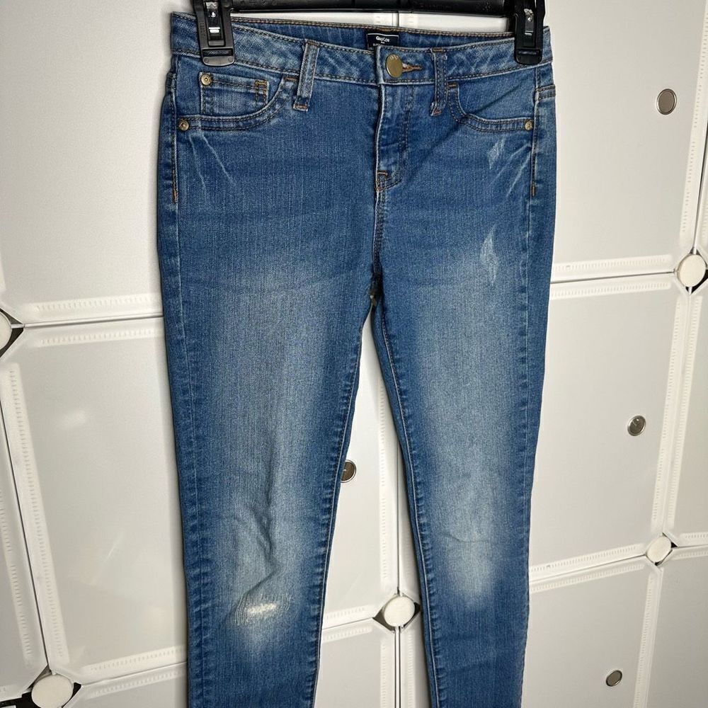 Gap Kids Super Skinny Fit Distressed Jeans Size 12 - Picture 8 of 10